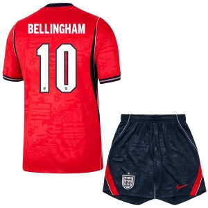 England Bortaställ VM 2026 Barn – Jude Bellingham #10 Fotbollströja