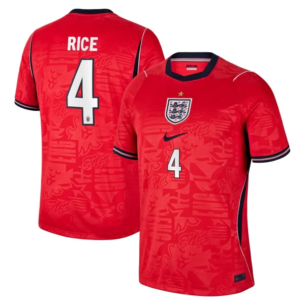 England Bortatröja VM 2026 Herr – Declan Rice #4 Fotbollströja 3 England Bortatröja VM 2026 Herr – Declan Rice #4 Fotbollströja-2