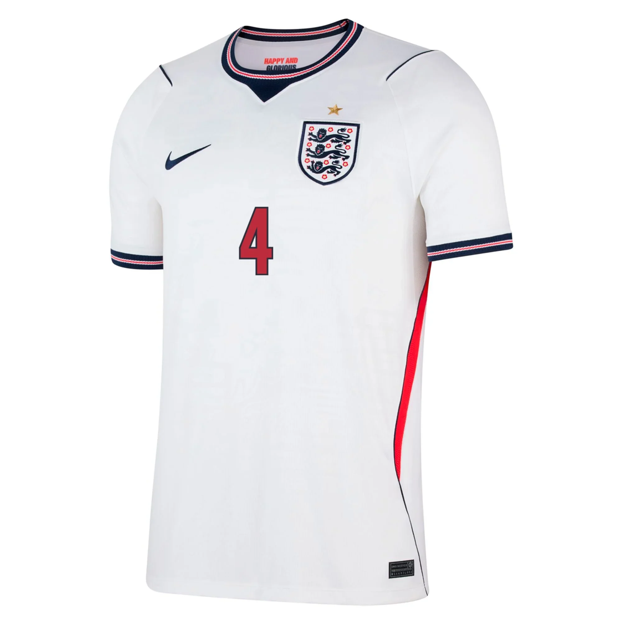 England Hemmatröja VM 2026 Herr – Declan Rice #4 Fotbollströja 2 England Hemmatröja VM 2026 Herr – Declan Rice #4 Fotbollströja