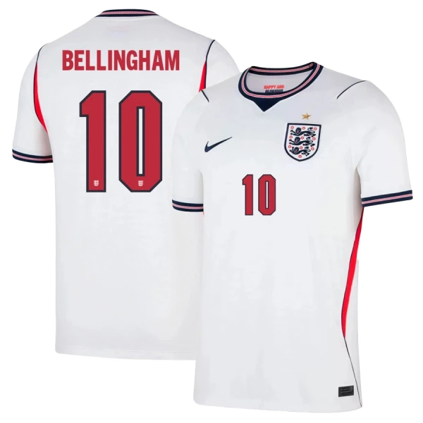 England Hemmatröja VM 2026 Herr – Jude Bellingham #10 Fotbollströja