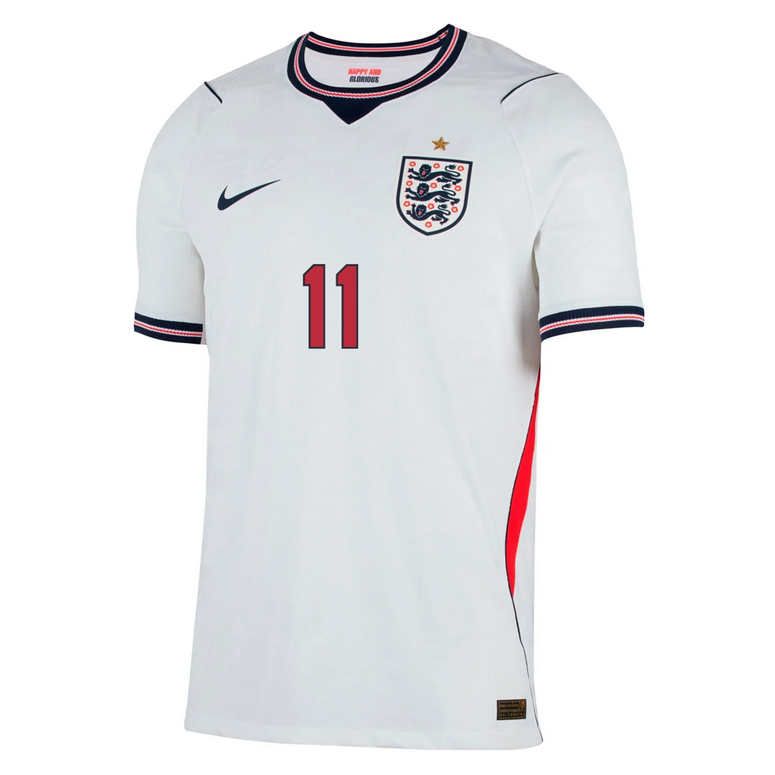England Hemmatröja VM 2026 Herr – Marcus Rashford #11 Fotbollströja