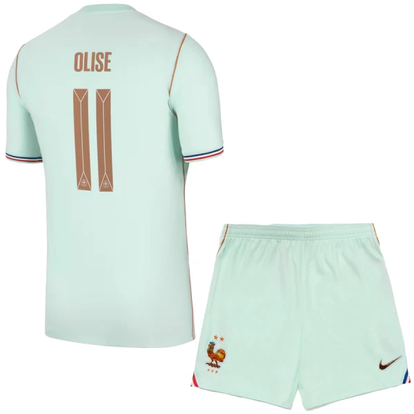 Frankrike Bortaställ VM 2026 Barn – Michael Olise #11 Fotbollströja 1 Frankrike Bortaställ VM 2026 Barn – Michael Olise #11 Fotbollströja