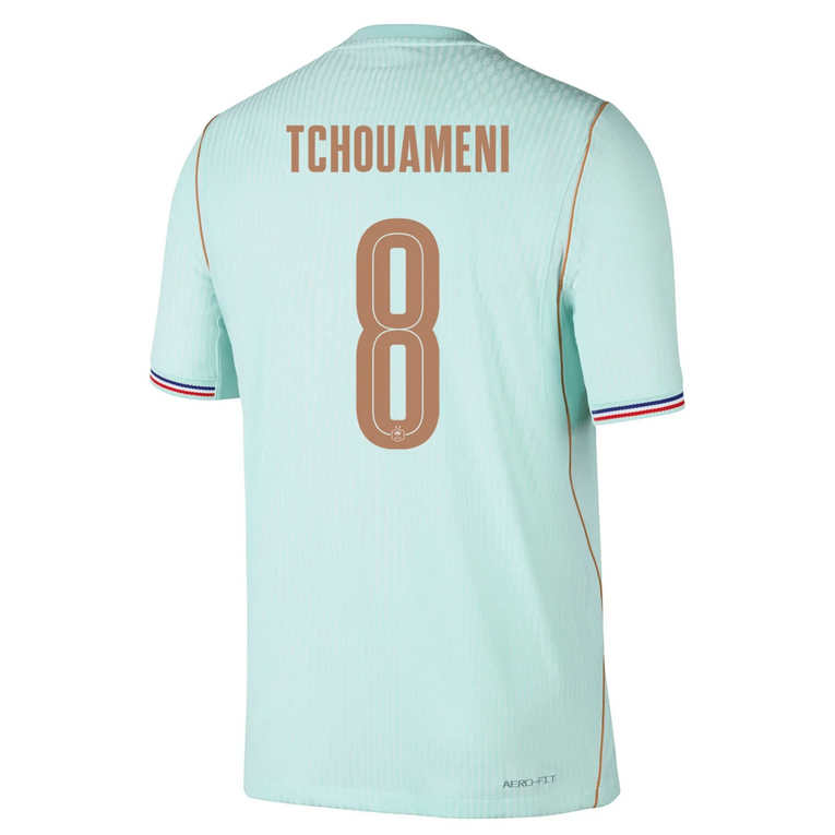 Frankrike Bortatröja VM 2026 Herr – Aurélien Tchouaméni #8 Fotbollströja 1 Frankrike Bortatröja VM 2026 Herr – Aurélien Tchouaméni #8 Fotbollströja