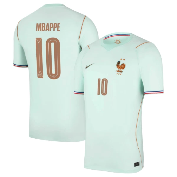 Frankrike Bortatröja VM 2026 Herr – Kylian Mbappé #10 Fotbollströja Frankrike Bortatröja VM 2026 Herr – Kylian Mbappé #10 Fotbollströja