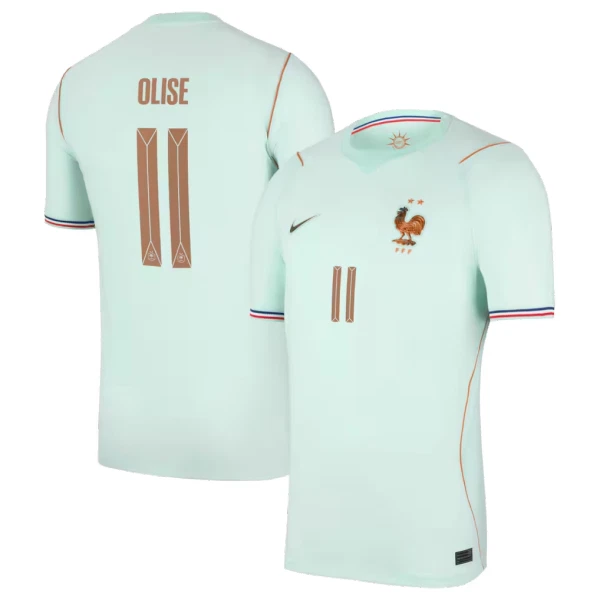 Frankrike Bortatröja VM 2026 Herr – Michael Olise #11 Fotbollströja
