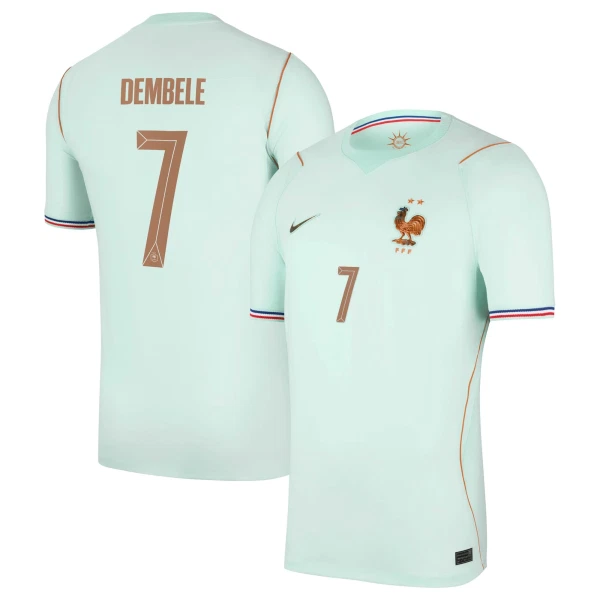 Frankrike Bortatröja VM 2026 Herr – Ousmane Dembélé #7 Fotbollströja 4 Frankrike Bortatröja VM 2026 Herr – Ousmane Dembélé #7 Fotbollströja