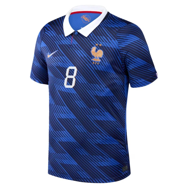 Frankrike Hemmatröja VM 2026 Herr – Aurélien Tchouaméni #8 Fotbollströja