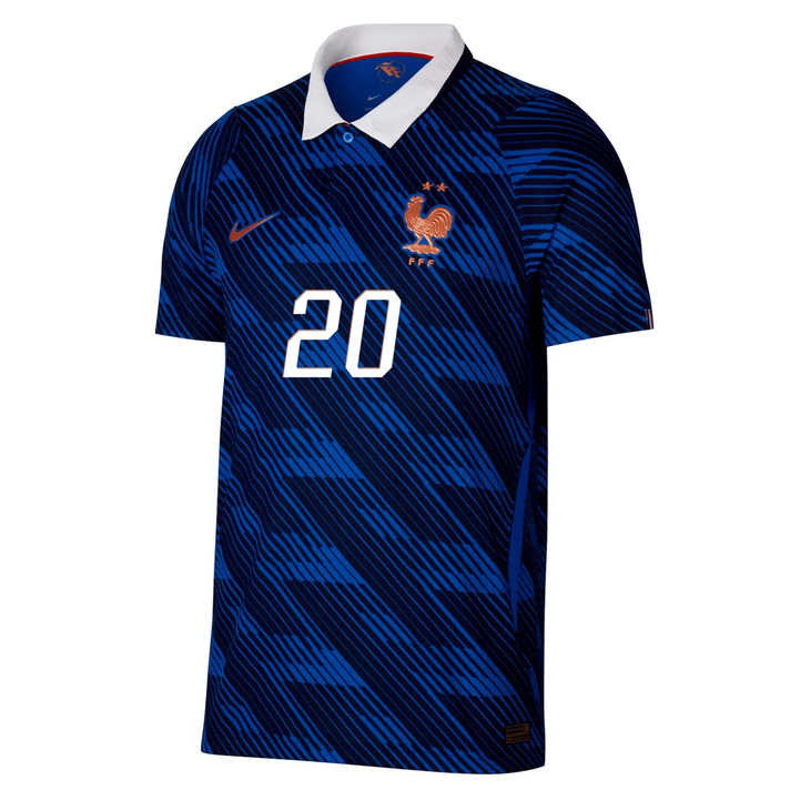 Frankrike Hemmatröja VM 2026 Herr – Désiré Doué #20 Fotbollströja
