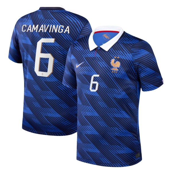 Frankrike Hemmatröja VM 2026 Herr – Eduardo Camavinga #6 Fotbollströja 3 Frankrike Hemmatröja VM 2026 Herr – Eduardo Camavinga #6 Fotbollströja