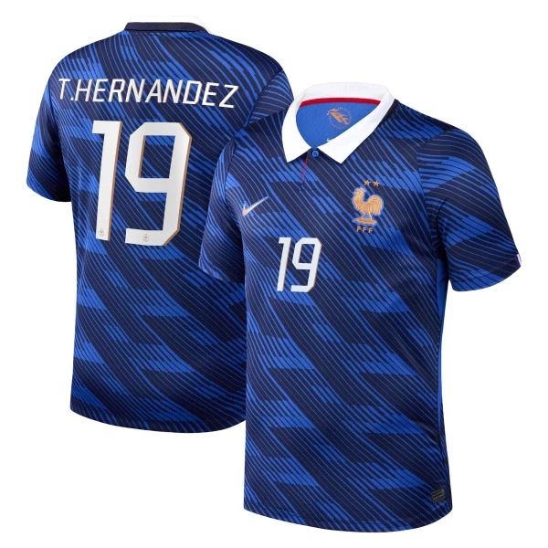 Frankrike Hemmatröja VM 2026 Herr – Theo Hernández #19 Fotbollströja