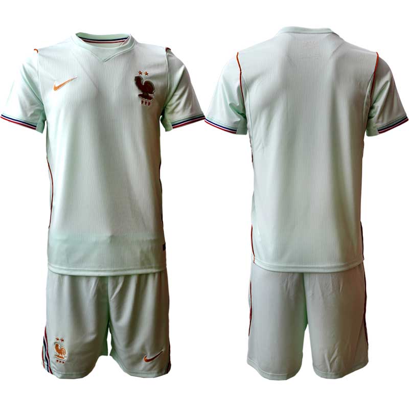 Frankrike VM 2026 Bortatröja Herr – Fotbollströja och Shorts Set