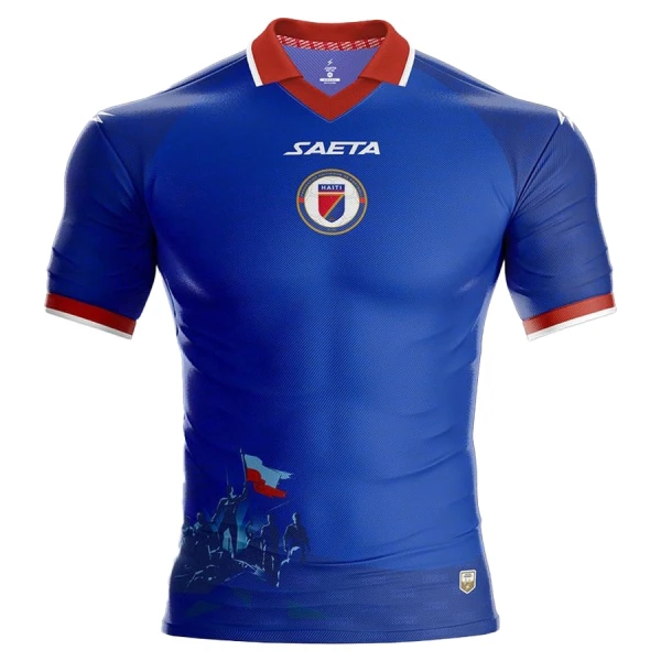 Haiti Hemmatröja VM 2026 Herr Kortärmad Fotbollströja 1 Haiti Hemmatröja VM 2026 Herr Kortärmad Fotbollströja
