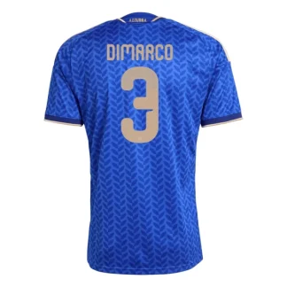Italien Hemmatröja VM 2026 Herr – Federico Dimarco #3 Blå Fotbollströja