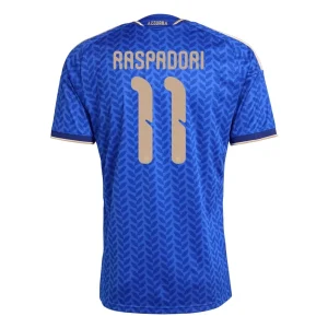 Italien Hemmatröja VM 2026 Herr – Giacomo Raspadori #11 Blå Fotbollströja