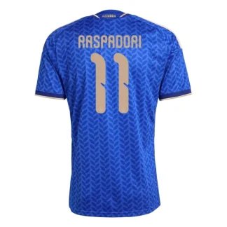 Italien Hemmatröja VM 2026 Herr – Giacomo Raspadori #11 Blå Fotbollströja