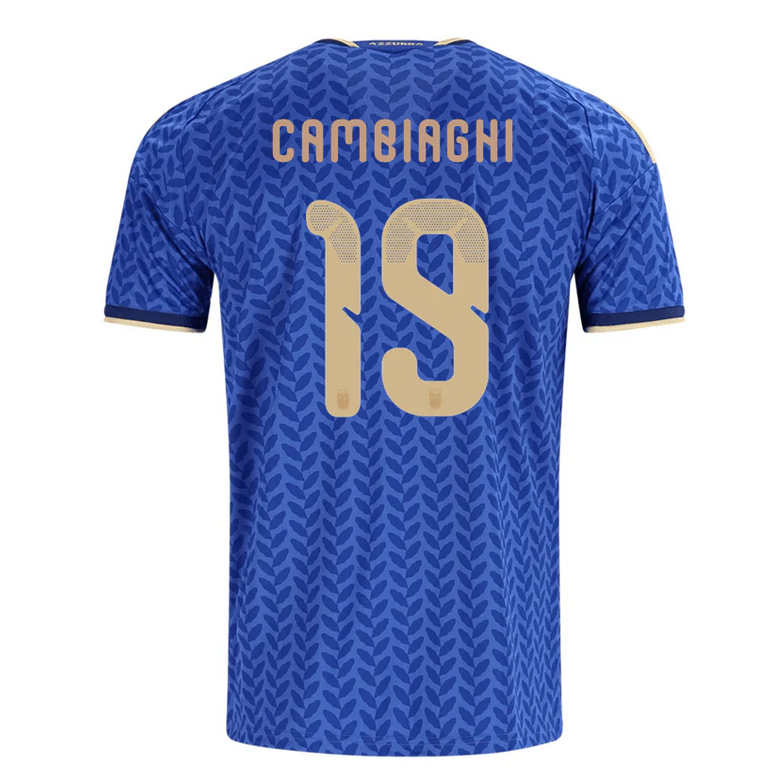 Italien Hemmatröja VM 2026 Herr – Nicolò Cambiaghi #19 Fotbollströja 1 Italien Hemmatröja VM 2026 Herr – Nicolò Cambiaghi #19 Fotbollströja