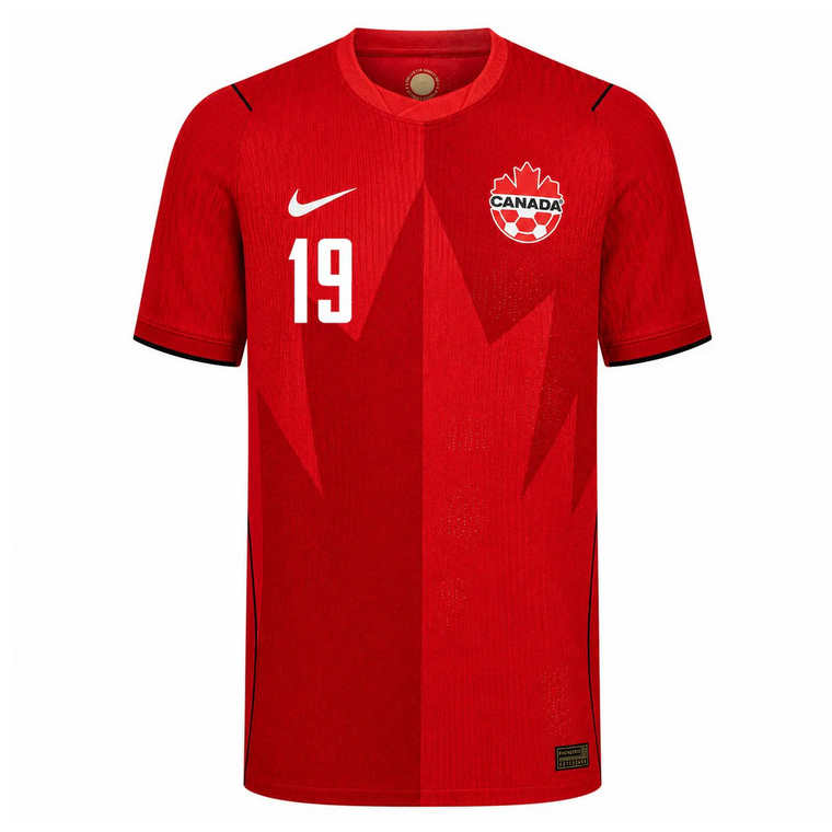 Kanada Hemmatröja VM 2026 Alphonso Davies 19 Herr Fotbollströja