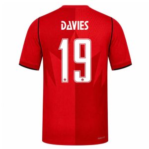 Kanada Hemmatröja VM 2026 Alphonso Davies 19 Herr Fotbollströja