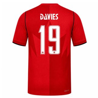 Kanada Hemmatröja VM 2026 Alphonso Davies 19 Herr Fotbollströja