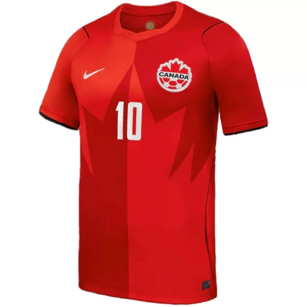 Kanada Hemmatröja VM 2026 Herr – Jonathan David #10 Landslagströja Kanada Hemmatröja VM 2026 Herr – Jonathan David #10 Landslagströja