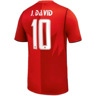 Kanada Hemmatröja VM 2026 Herr – Jonathan David #10 Landslagströja