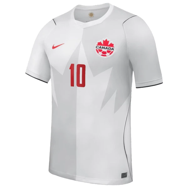 Kanada Tredjetröja VM 2026 Herr – Jonathan David #10 Landslagströja