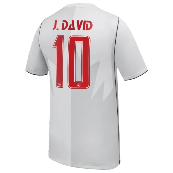 Kanada Tredjetröja VM 2026 Herr – Jonathan David #10 Landslagströja