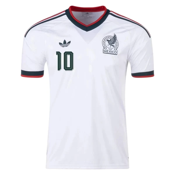 Mexiko Bortatröja VM 2026 Herr – Alexis Vega #10 Landslagströja 2 Mexiko Bortatröja VM 2026 Herr – Alexis Vega #10 Landslagströja