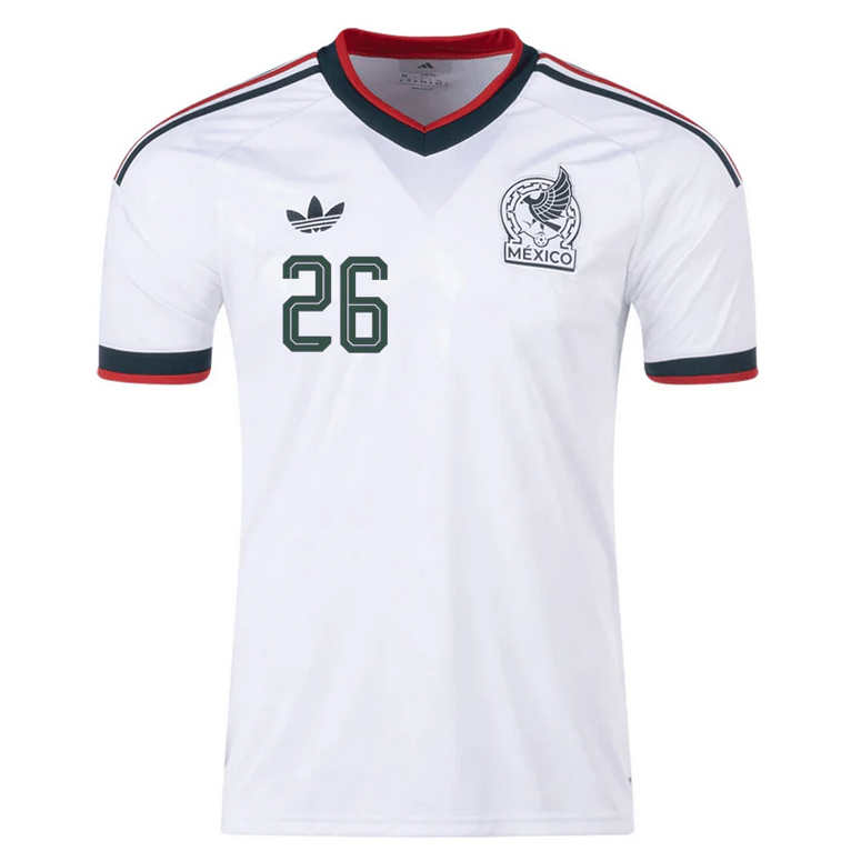Mexiko Bortatröja VM 2026 Herr – Armando González #26 Fotbollströja 2 Mexiko Bortatröja VM 2026 Herr – Armando González #26 Fotbollströja