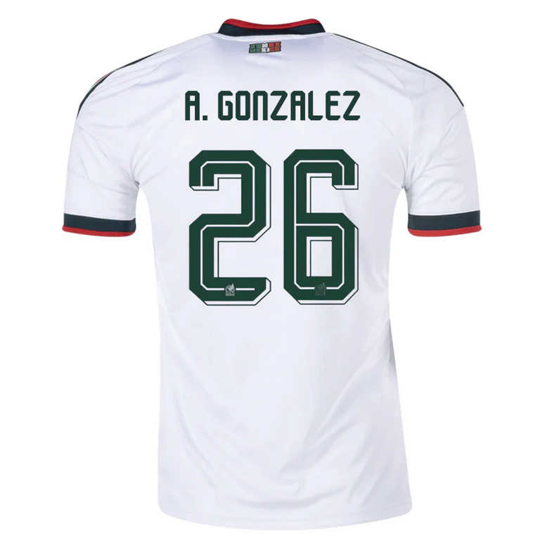 Mexiko Bortatröja VM 2026 Herr – Armando González #26 Fotbollströja 1 Mexiko Bortatröja VM 2026 Herr – Armando González #26 Fotbollströja