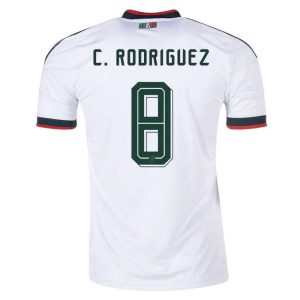 Mexiko Bortatröja VM 2026 Herr – Carlos Rodríguez #8 Fotbollströja