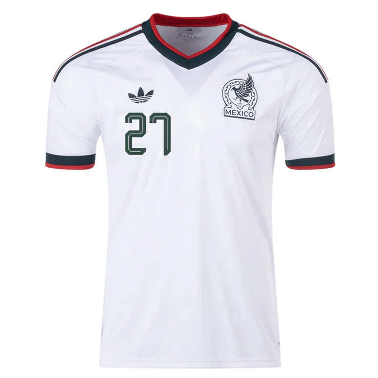 Mexiko Bortatröja VM 2026 Herr – César Huerta #21 Fotbollströja