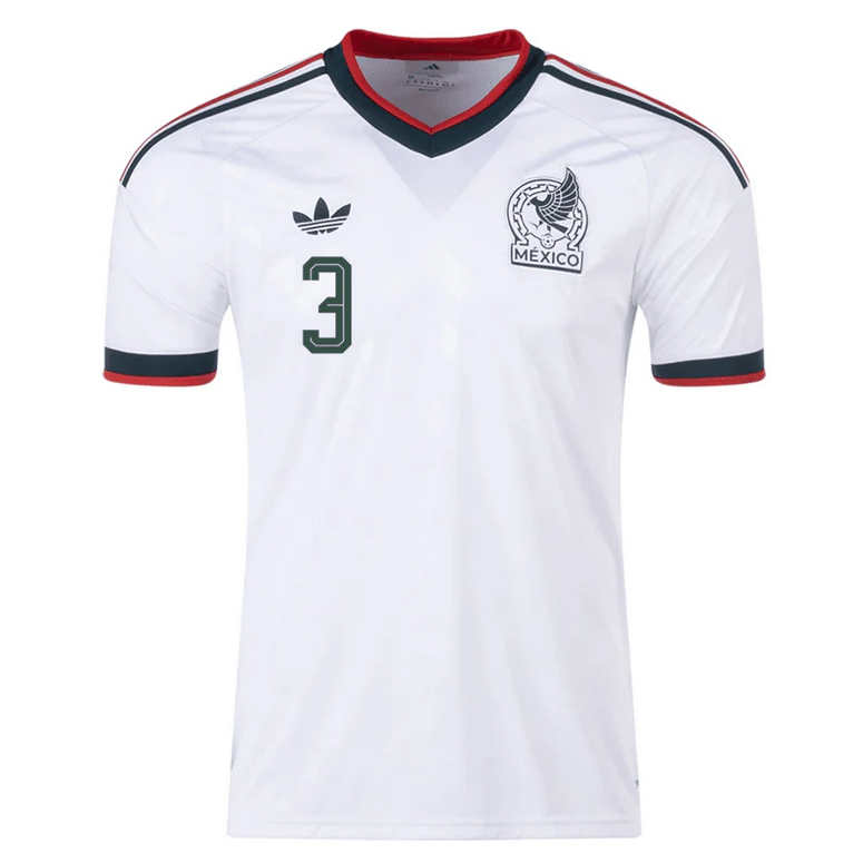 Mexiko Bortatröja VM 2026 Herr – César Montes #3 Fotbollströja 2 Mexiko Bortatröja VM 2026 Herr – César Montes #3 Fotbollströja