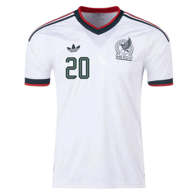 Mexiko Bortatröja VM 2026 Herr – Denzell García #20 Fotbollströja 2 Mexiko Bortatröja VM 2026 Herr – Denzell García #20 Fotbollströja