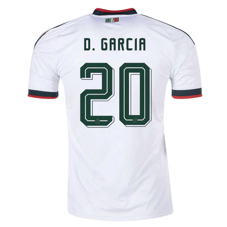 Mexiko Bortatröja VM 2026 Herr – Denzell García #20 Fotbollströja 1 Mexiko Bortatröja VM 2026 Herr – Denzell García #20 Fotbollströja