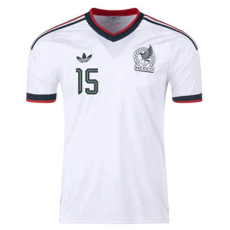 Mexiko Bortatröja VM 2026 Herr – Israel Reyes #15 Fotbollströja 2 Mexiko Bortatröja VM 2026 Herr – Israel Reyes #15 Fotbollströja