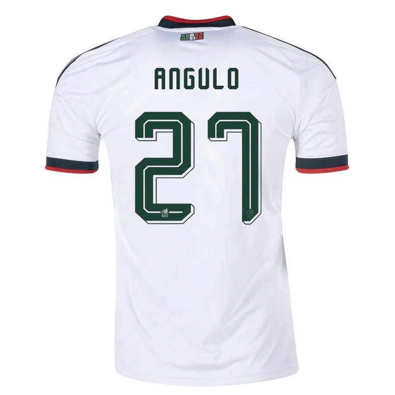 Mexiko Bortatröja VM 2026 Herr – Jesús Angulo #27 Fotbollströja 1 Mexiko Bortatröja VM 2026 Herr – Jesús Angulo #27 Fotbollströja