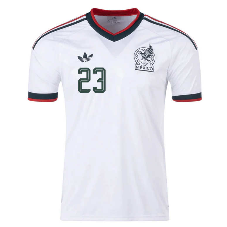 Mexiko Bortatröja VM 2026 Herr – Jesús Gallardo #23 Fotbollströja 2 Mexiko Bortatröja VM 2026 Herr – Jesús Gallardo #23 Fotbollströja