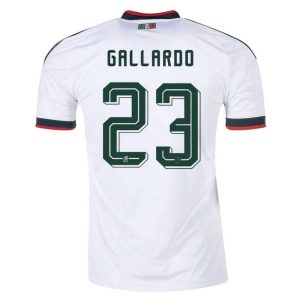 Mexiko Bortatröja VM 2026 Herr – Jesús Gallardo #23 Fotbollströja