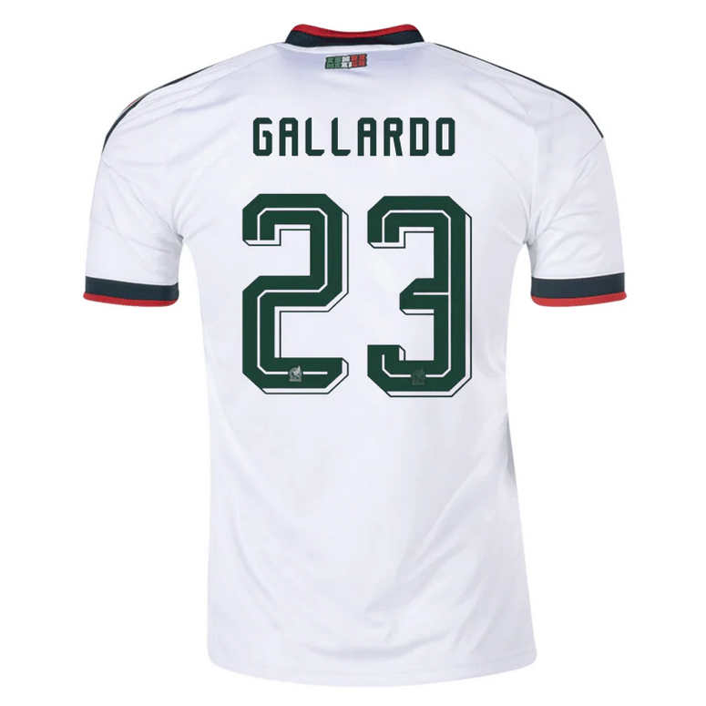 Mexiko Bortatröja VM 2026 Herr – Jesús Gallardo #23 Fotbollströja 1 Mexiko Bortatröja VM 2026 Herr – Jesús Gallardo #23 Fotbollströja