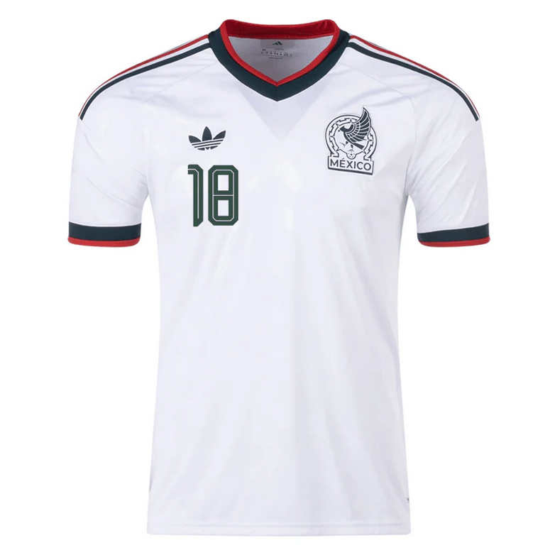 Mexiko Bortatröja VM 2026 Herr – Obed Vargas #18 Fotbollströja