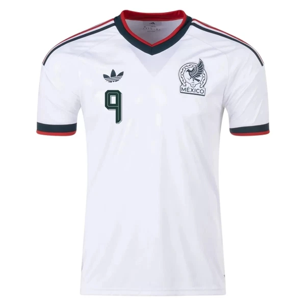 Mexiko Bortatröja VM 2026 Herr – Raúl Jiménez #9 Landslagströja
