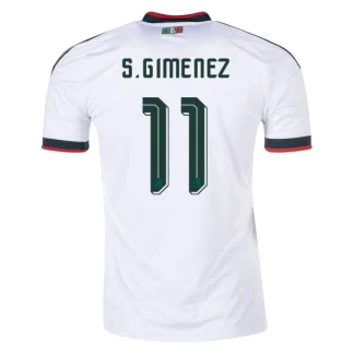 Mexiko Bortatröja VM 2026 Herr – Santiago Giménez #11 Landslagströja