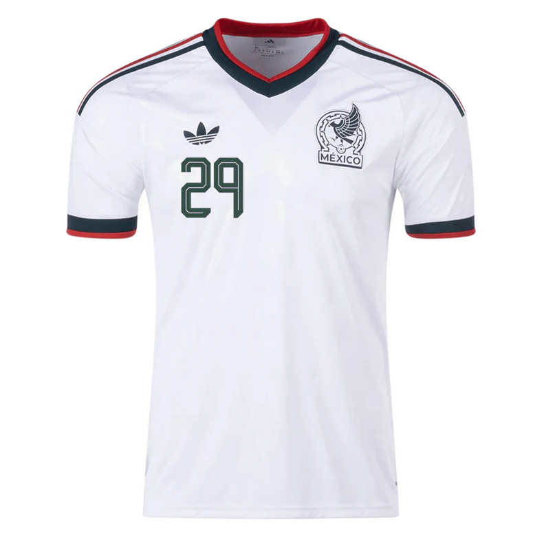 Mexiko Bortatröja VM 2026 Herr – Santiago Giménez #29 Fotbollströja