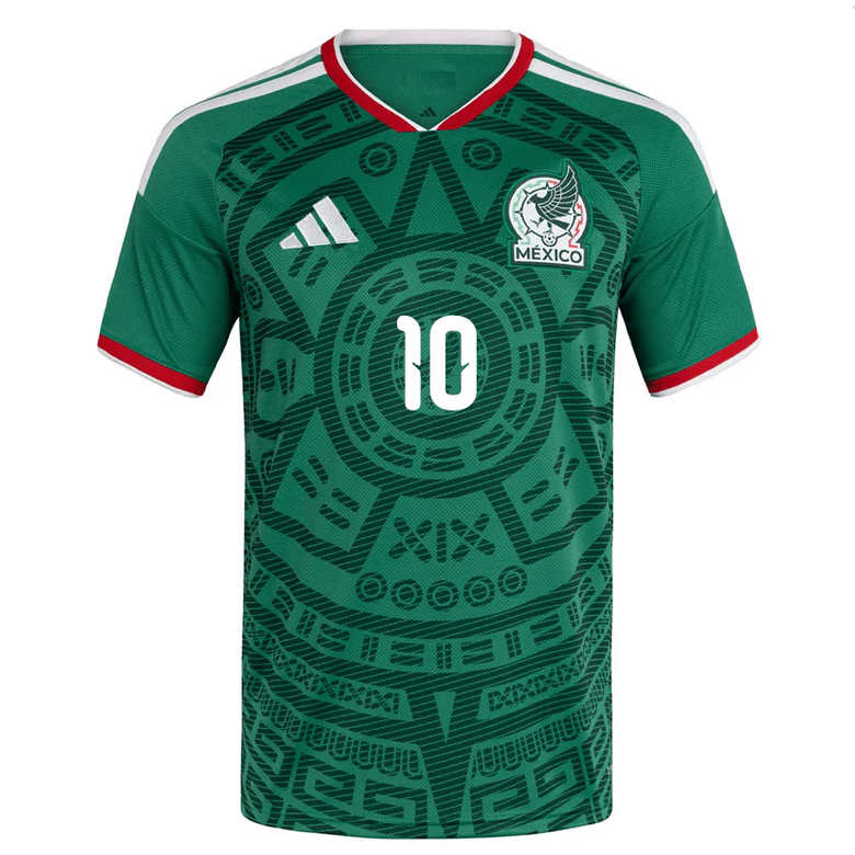 Mexiko Hemmatröja VM 2026 Herr – Alexis Vega #10 Fotbollströja 2 Mexiko Hemmatröja VM 2026 Herr – Alexis Vega #10 Fotbollströja