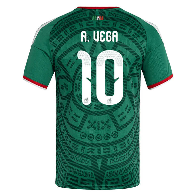 Mexiko Hemmatröja VM 2026 Herr – Alexis Vega #10 Fotbollströja 1 Mexiko Hemmatröja VM 2026 Herr – Alexis Vega #10 Fotbollströja