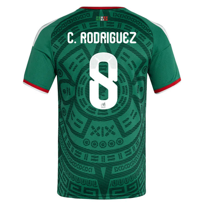 Mexiko Hemmatröja VM 2026 Herr – Carlos Rodríguez #8 Fotbollströja Mexiko Hemmatröja VM 2026 Herr – Carlos Rodríguez #8 Fotbollströja