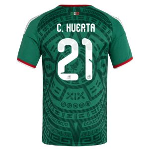 Mexiko Hemmatröja VM 2026 Herr – César Huerta #21 Fotbollströja
