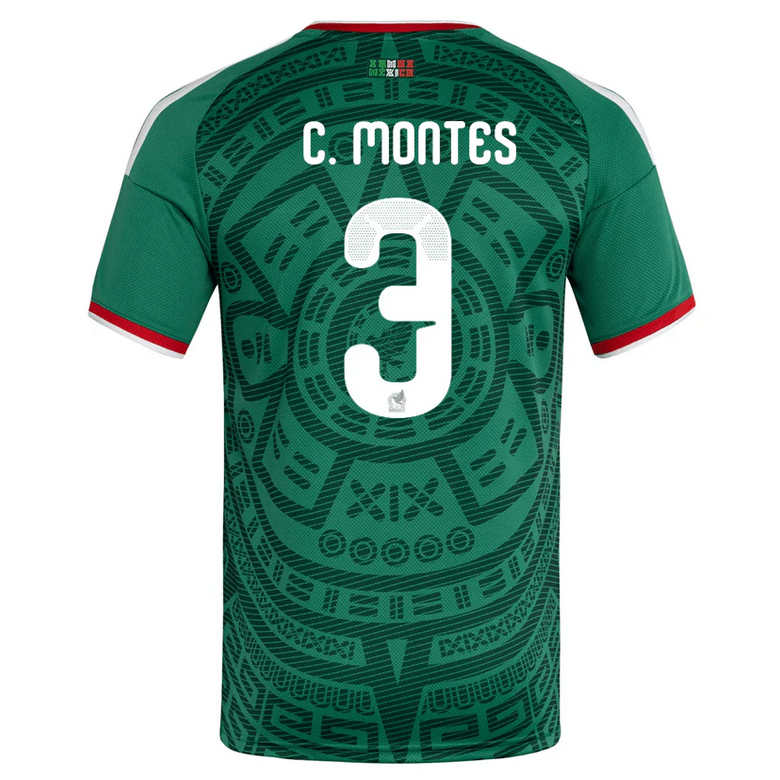 Mexiko Hemmatröja VM 2026 Herr – César Montes #3 Fotbollströja 1 Mexiko Hemmatröja VM 2026 Herr – César Montes #3 Fotbollströja