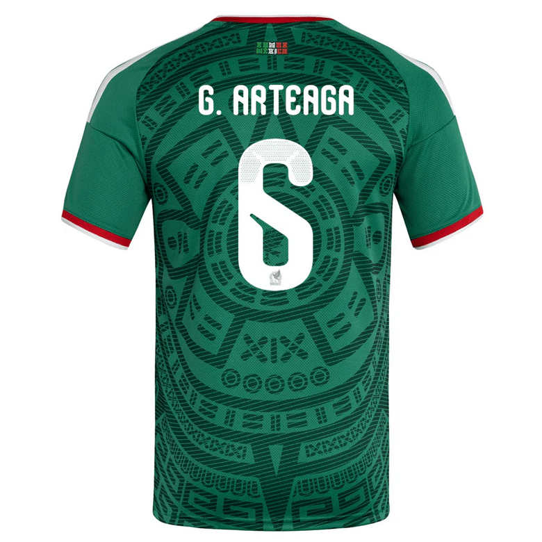 Mexiko Hemmatröja VM 2026 Herr – Gerardo Arteaga #6 Fotbollströja 1 Mexiko Hemmatröja VM 2026 Herr – Gerardo Arteaga #6 Fotbollströja